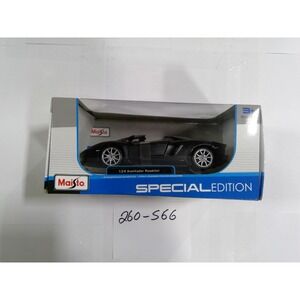 Maisto Lamborghini Aventador Roadster 1:24 Black New Special Edition Diecast Car